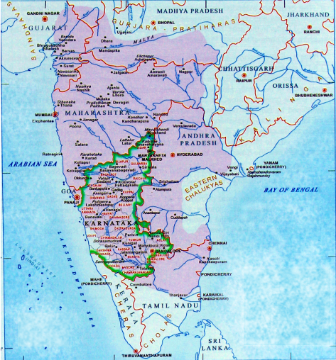 rashtrakutas Map